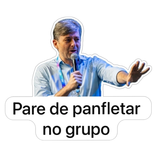 Pare de panfletar no grupo